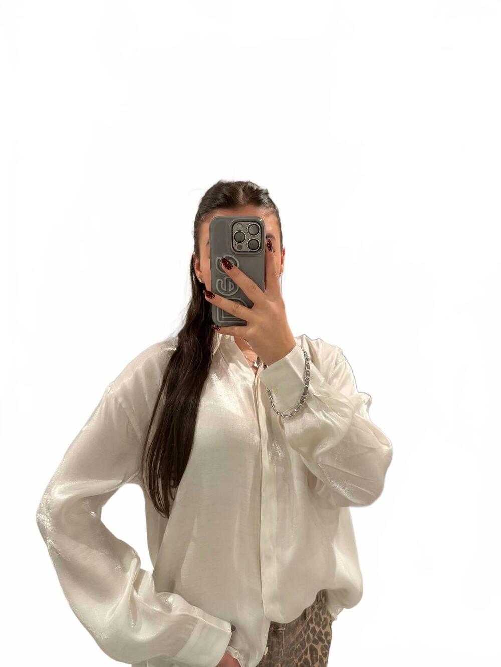 NEW PISTOLA tilda button up top in ecru